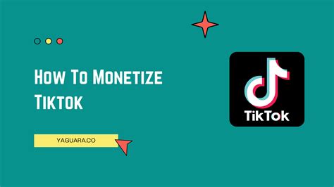 How to monetize tiktok. Things To Know About How to monetize tiktok. 